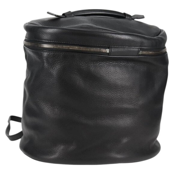 BALENCIAGA Shoulder Bag Leather Black Auth - Picture 1 of 15